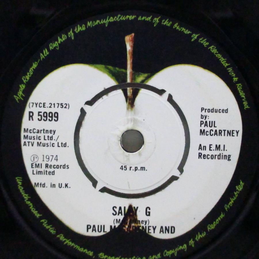 PAUL McCARTNEY & WINGS-Junior's Farm (UK オリジナル「ラウンドセンター」7"+「｜tbr002｜02