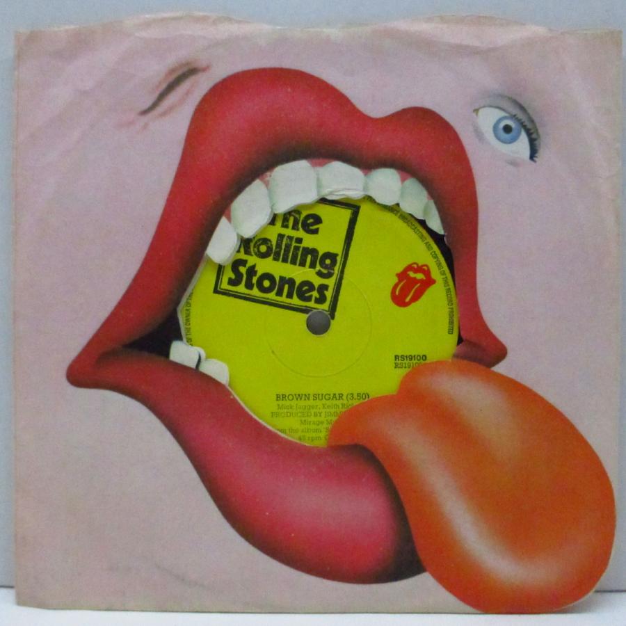 ROLLING STONES-Brown Sugar +2 (UK オリジナル「フラットセンター#2」7"+カンパニース｜tbr002｜03