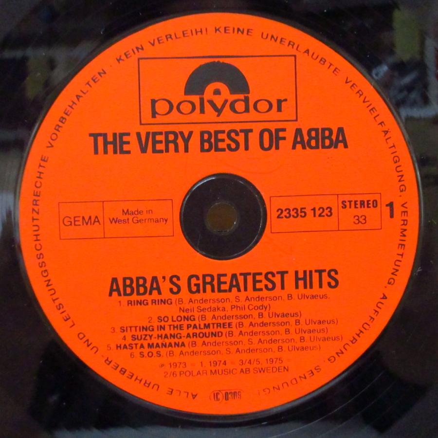 ABBA-The Very Best Of ABBA - ABBA's Greatest Hits (German 2n｜tbr002｜03