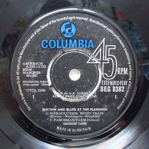 GEORGIE FAME-Rhythm & Blues At Flamingo (UK Orig.EP/CFS) : TIME
