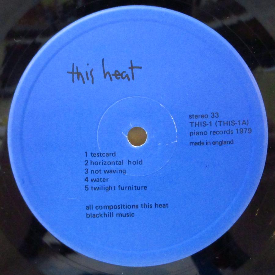 THIS HEAT(ディス・ヒート)-S.T. < 1st Album > (UK 初回「Piano」社オリジナル LP｜tbr002｜03