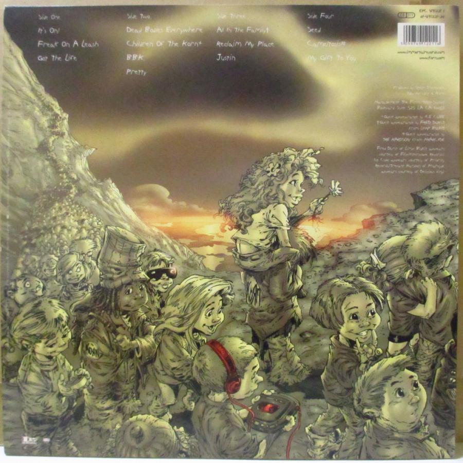 KORN(コーン)-Follow The Leader (EU オリジナル 2xLP+ソフト紙インナー/レアステッカー付_1