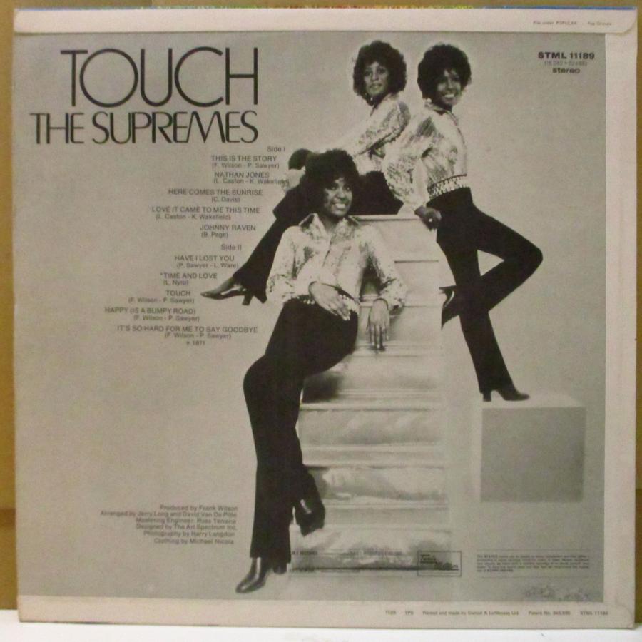 SUPREMES-Touch (UK Orig.Stereo LP/CFS) : TIME BOMB RECORDS - 通販 - Yahoo ...