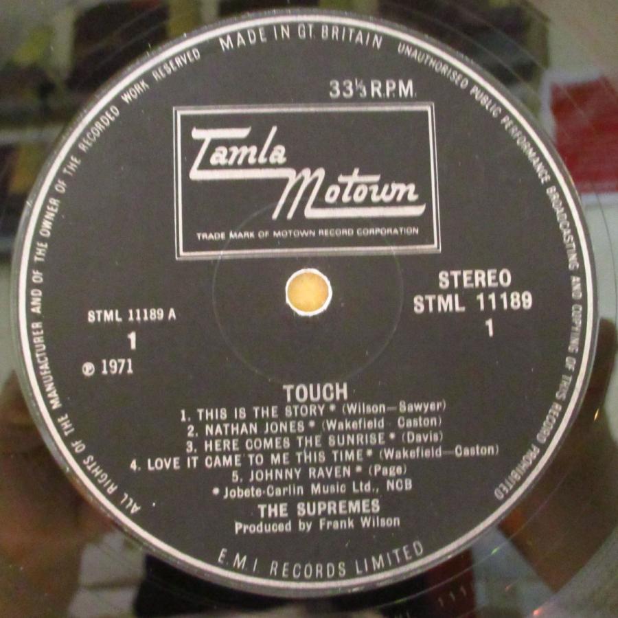 SUPREMES-Touch (UK Orig.Stereo LP/CFS) : TIME BOMB RECORDS - 通販 - Yahoo ...