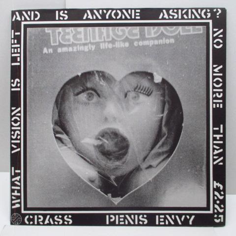 CRASS-Penis Envy (UK オリジナル LP/£2.25 ポスタージャケ)｜tbr002