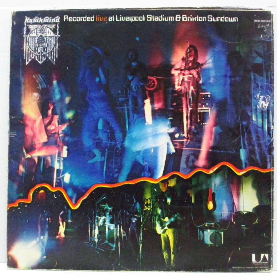 HAWKWIND(ホークウィンド)-Space Ritual (UK オリジナル 2xLP+インナー/6面折畳ジャケ)ホ_1