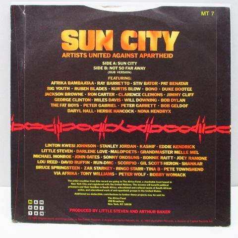 ARTISTS UNITED AGAINST APARTHEID-Sun City (UK Orig.7"+PS)｜tbr002｜02