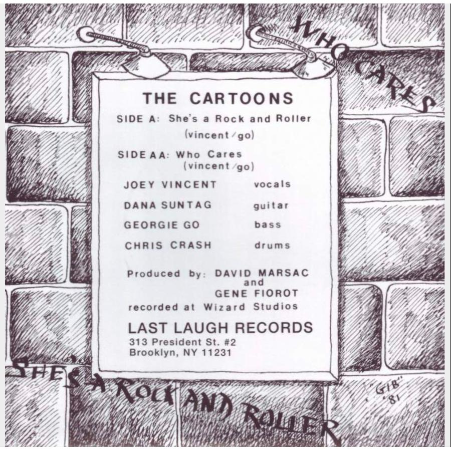 CARTOONS, THE-She's A Rock And Roller (US 限定プレス再発 7"/ New)｜tbr002｜02
