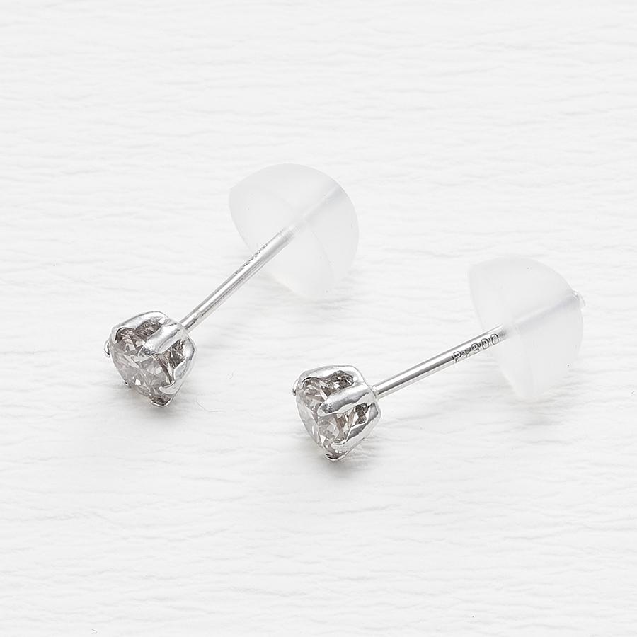 プラチナ 合計 0.4ct ダイヤ ピアス / スタッドタイプ / レディース ジュエリー js01 ダイヤモンド 【TBSショッピング ...
