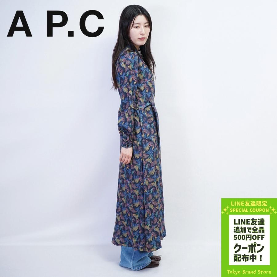 A.P.C. アーペーセー F35052 サイズ36 Camelia ワンピース ロング  