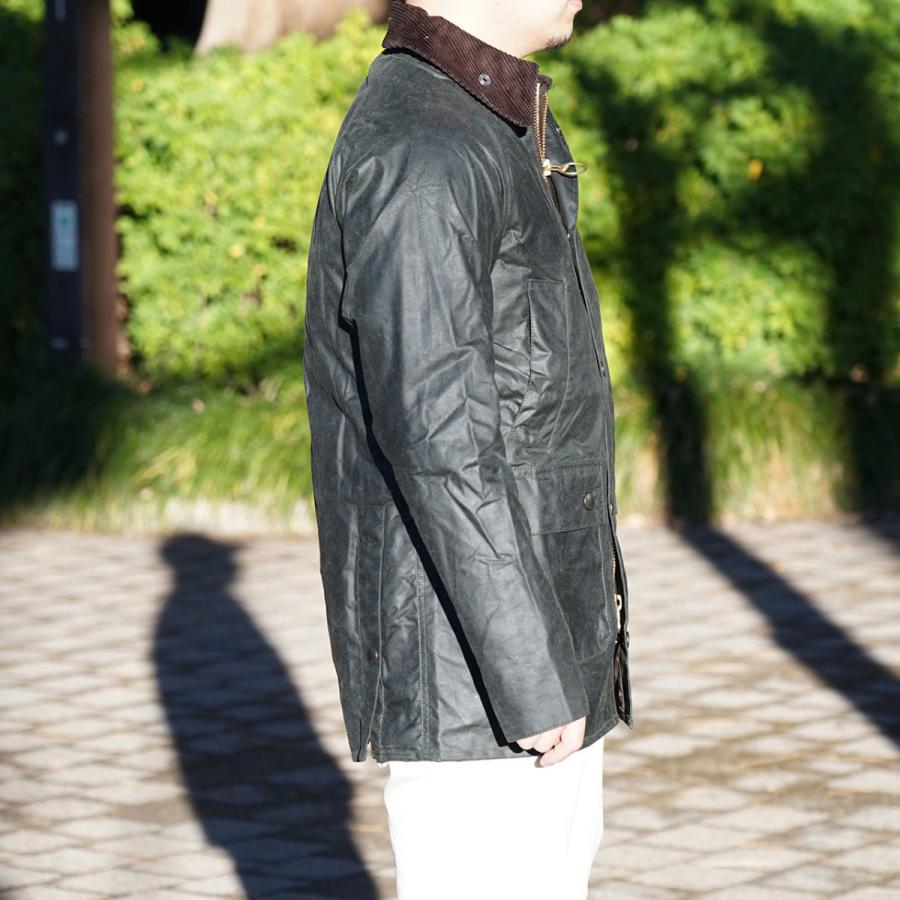 ブルー×レッド Barbour バブアー SL BEDALE ビデイル オイルド
