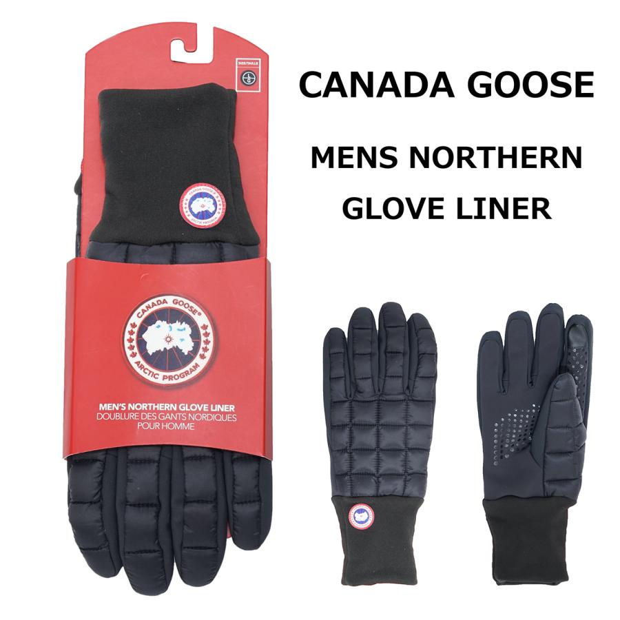 CANADA GOOSE カナダグース 5254M NORTHERN GLOVE LINER 手袋 ブランド ロゴ メンズ ダウン 手袋 グローブ ca5254mTokyo Brand