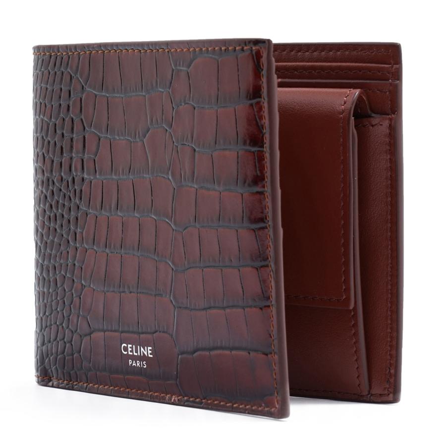 CELINE セリーヌ 財布 メンズ Logo Bi-Fold Wallet 二つ折り財布 CELINE セリーヌ 財布 メンズ Logo Bi-Fold Wallet 二つ折り財布