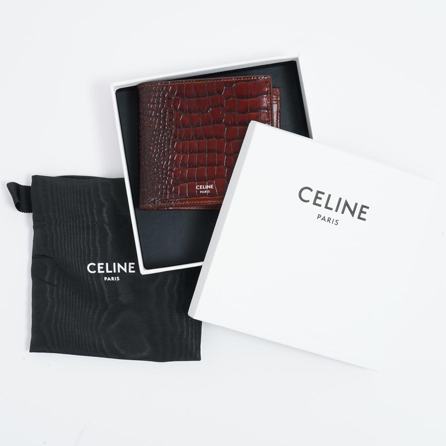 CELINE セリーヌ 財布 メンズ Logo Bi-Fold Wallet 二つ折り財布 CELINE セリーヌ 財布 メンズ Logo Bi-Fold Wallet 二つ折り財布