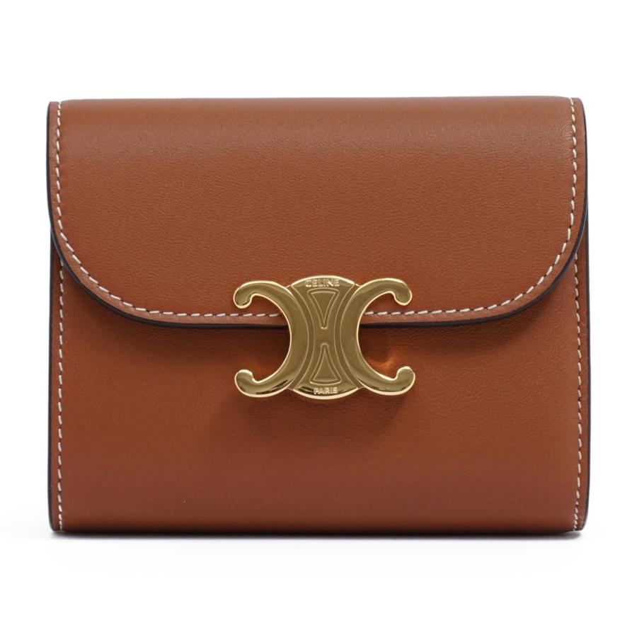 【美品】セリーヌ　財布 CELINE セリーヌ 財布 10D783BZG スモールウォレット トリオンフ