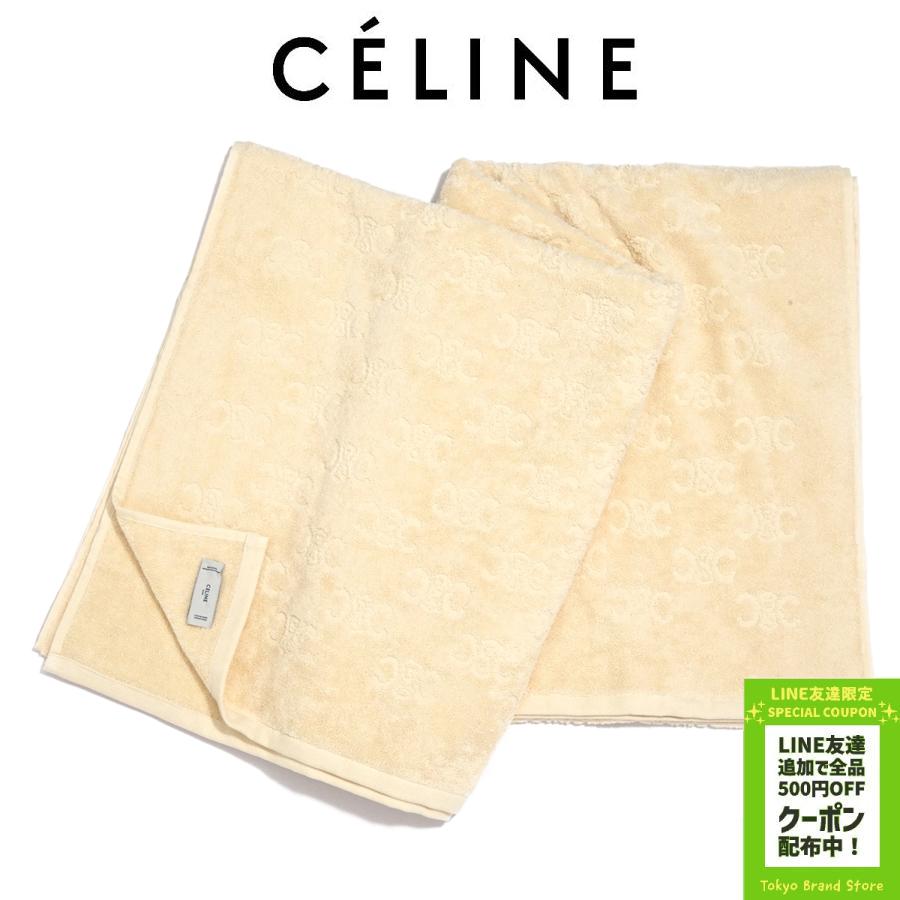 CELINE - CELINE(セリーヌ) 2AR03175W モノグラム ビーチタオル テリーコットン CELINE(セリーヌ) 2AR03175W モノグラム ビーチタオル テリー