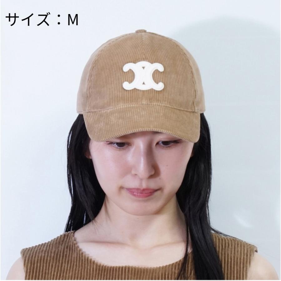 CELINE セリーヌ トリオンフ ベースボールキャップ コーデュロイ CELINE セリーヌ トリオンフ ベースボールキャップ コーデュロイ