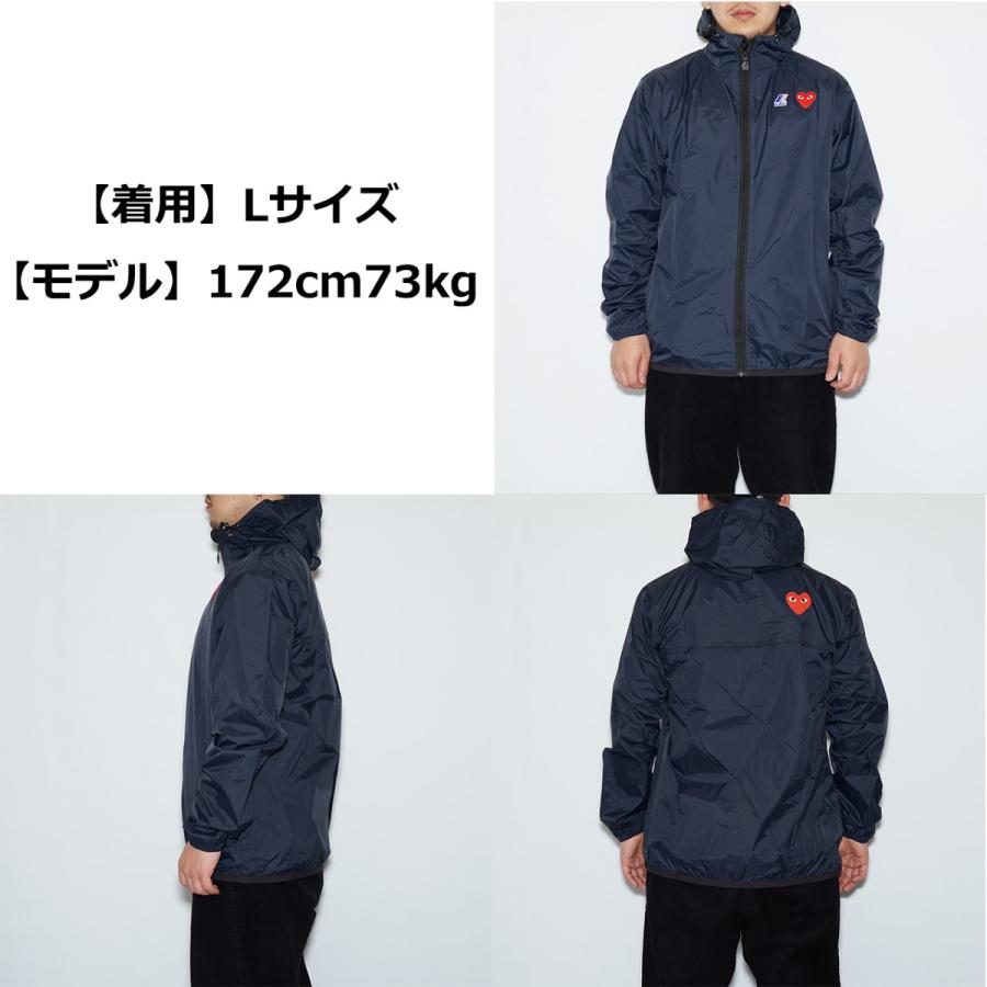 COMME des GARCONS コムデギャルソン プレイ PLAY K-WAY HOODIE COMME des GARCONS コムデギャルソン プレイ PLAY K-WAY HOODIE