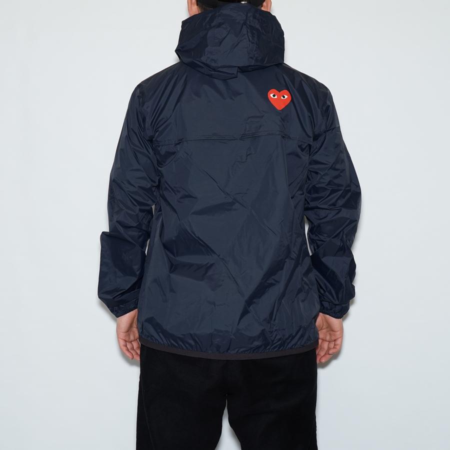 COMME des GARCONS コムデギャルソン プレイ PLAY K-WAY HOODIE COMME des GARCONS コムデギャルソン プレイ PLAY K-WAY HOODIE