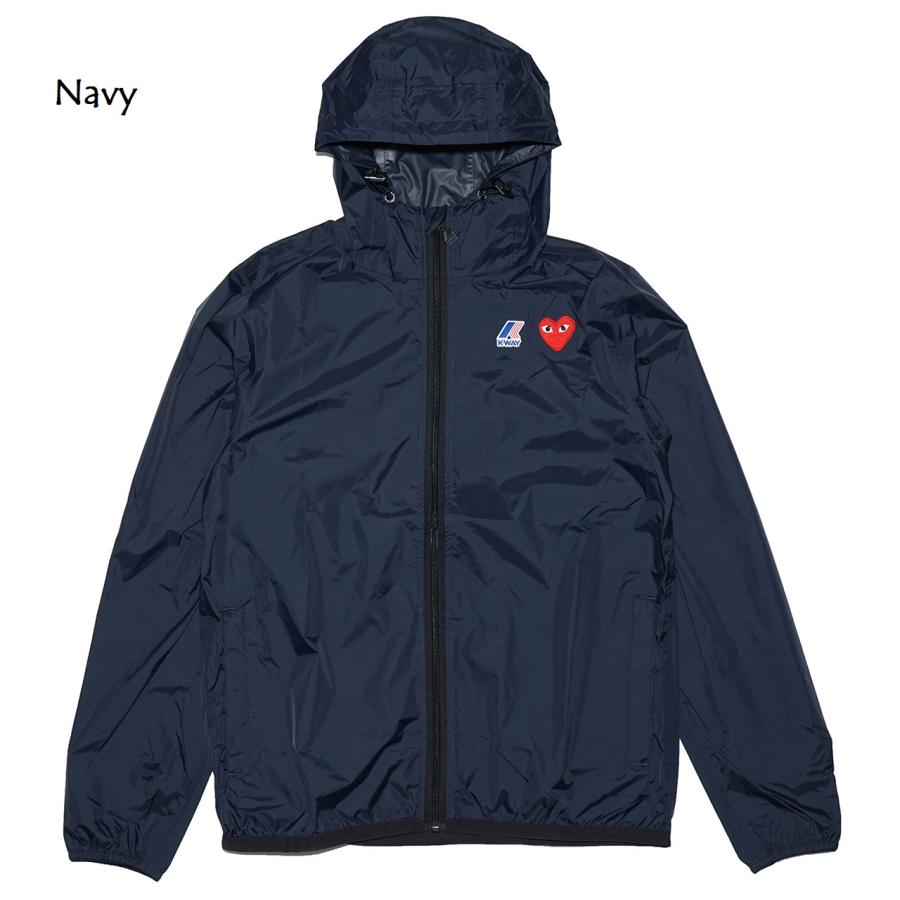 COMME des GARCONS コムデギャルソン プレイ PLAY K-WAY HOODIE COMME des GARCONS コムデギャルソン プレイ PLAY K-WAY HOODIE