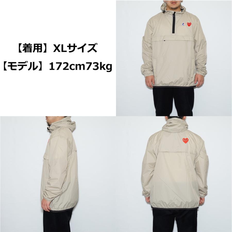 COMME des GARCONS コムデギャルソン プレイ PLAY K-WAY HOODIE COMME des GARCONS コムデギャルソン プレイ PLAY K-WAY HOODIE