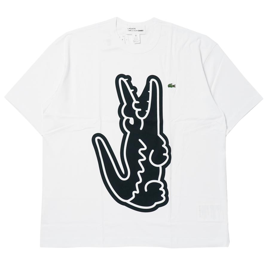 コムデギャルソン ラコステ 半袖 Tシャツ オーバーサイズ COMME des GARCONS cotton LACOSTE print コラボ｜tbstore｜02