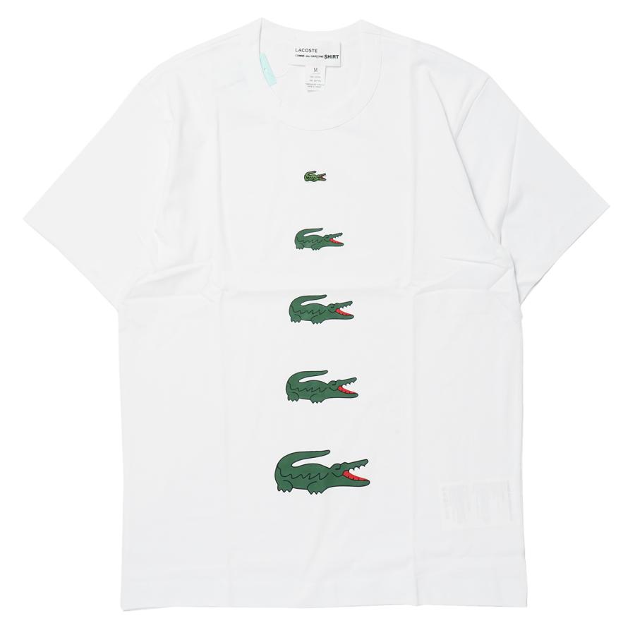 コムデギャルソン ラコステ 半袖 Tシャツ COMME des GARCONS cotton LACOSTE print コラボ｜tbstore｜02