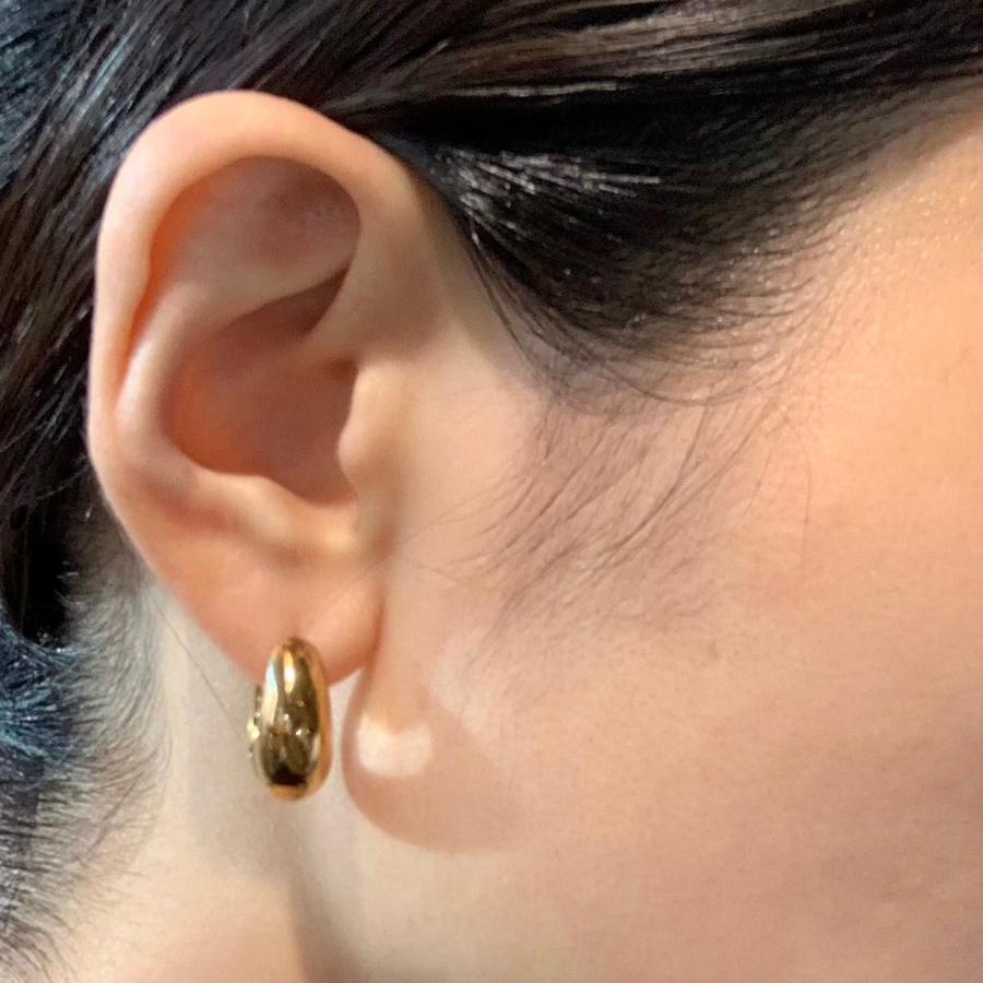 TOM WOOD TOMWOOD トムウッド ピアス Ice Hoop Small Gold TOM WOOD TOMWOOD トムウッド ピアス Ice Hoop Small Gold