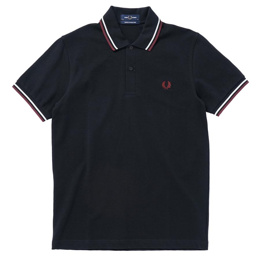 Fred Perry フレッドペリー　M12 半袖ポロシャツ　 ブラック　36 FRED PERRY:M12 TWIN TIPPED SHIRT（ポロシャツ）｜FRED PERRY