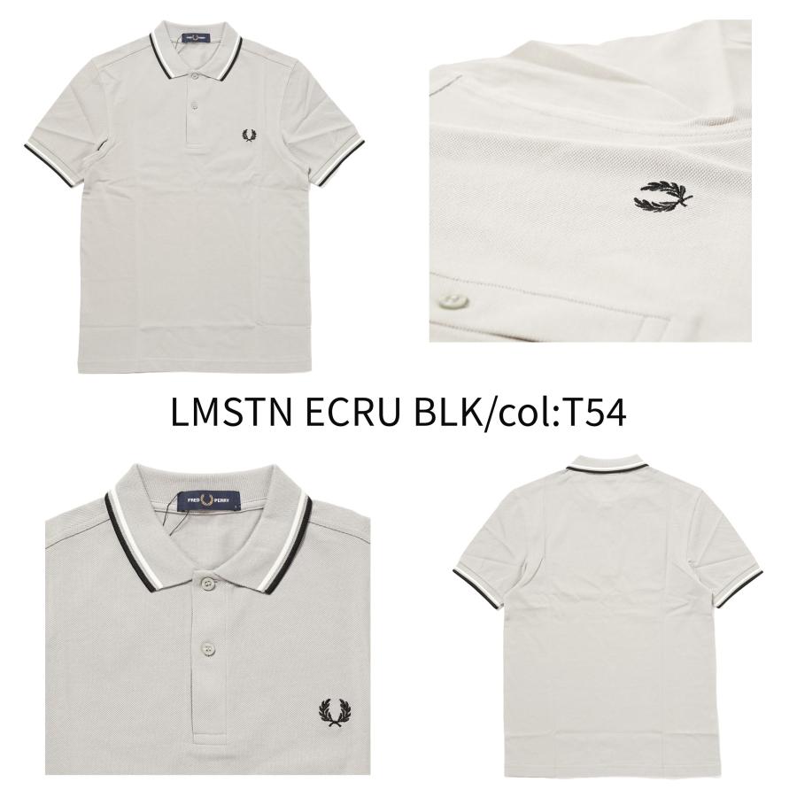 【FRED PERRY】 フレッドペリーワンポイントロゴ刺繍ポロシャツM3600 FRED PERRY/フレッドペリー] ツインティップライン ワンポイント