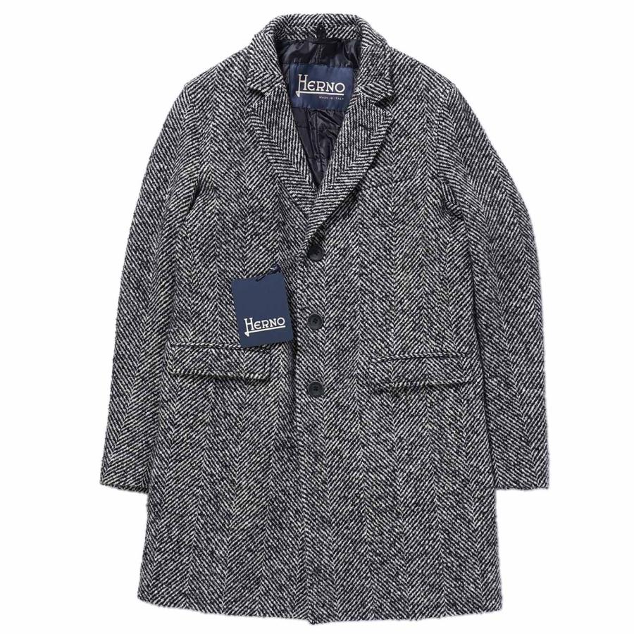 Herno ヘリンボーンチェスターコート アルパカ混ヘリンボーンチェスターコート Traditional Standard