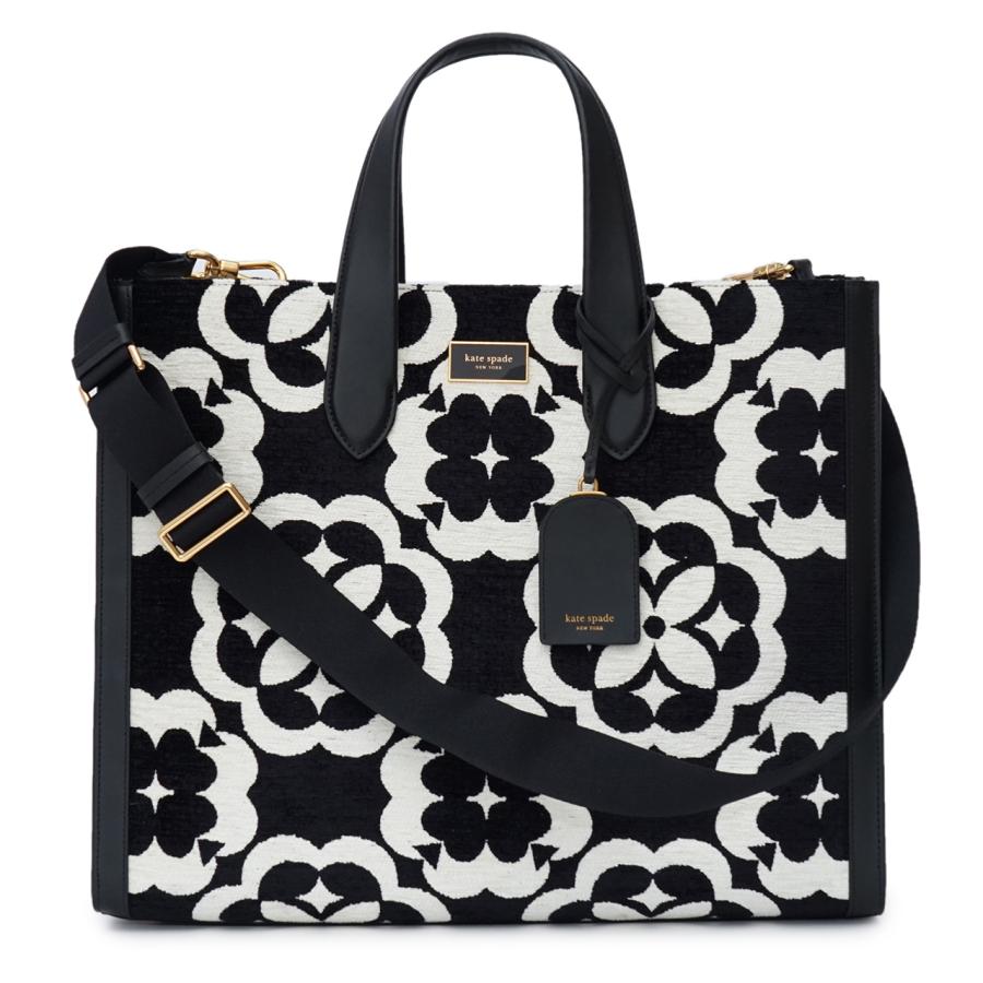 kate spade NEW YORK ケイトスペード K9959 スペードフラワー モノグラム マンハッタン シェニール ラージ トート 花柄 ショルダー付き｜tbstore｜11