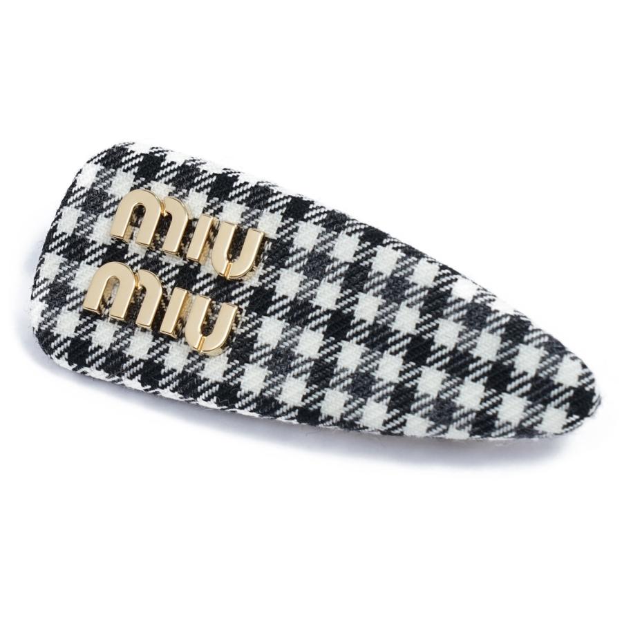 miu miumiu ミュウミュウ パテントレザー ヘアクリップ ヘア miu miumiu ミュウミュウ パテントレザー ヘアクリップ ヘア