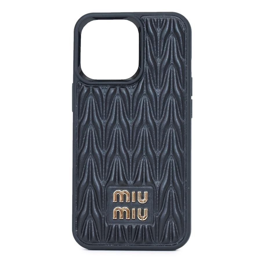 miu miumiu ミュウミュウ 5ZH149-2F5X レザー カバーiPhone 13 miu miumiu ミュウミュウ 5ZH149-2F5X レザー カバーiPhone 13
