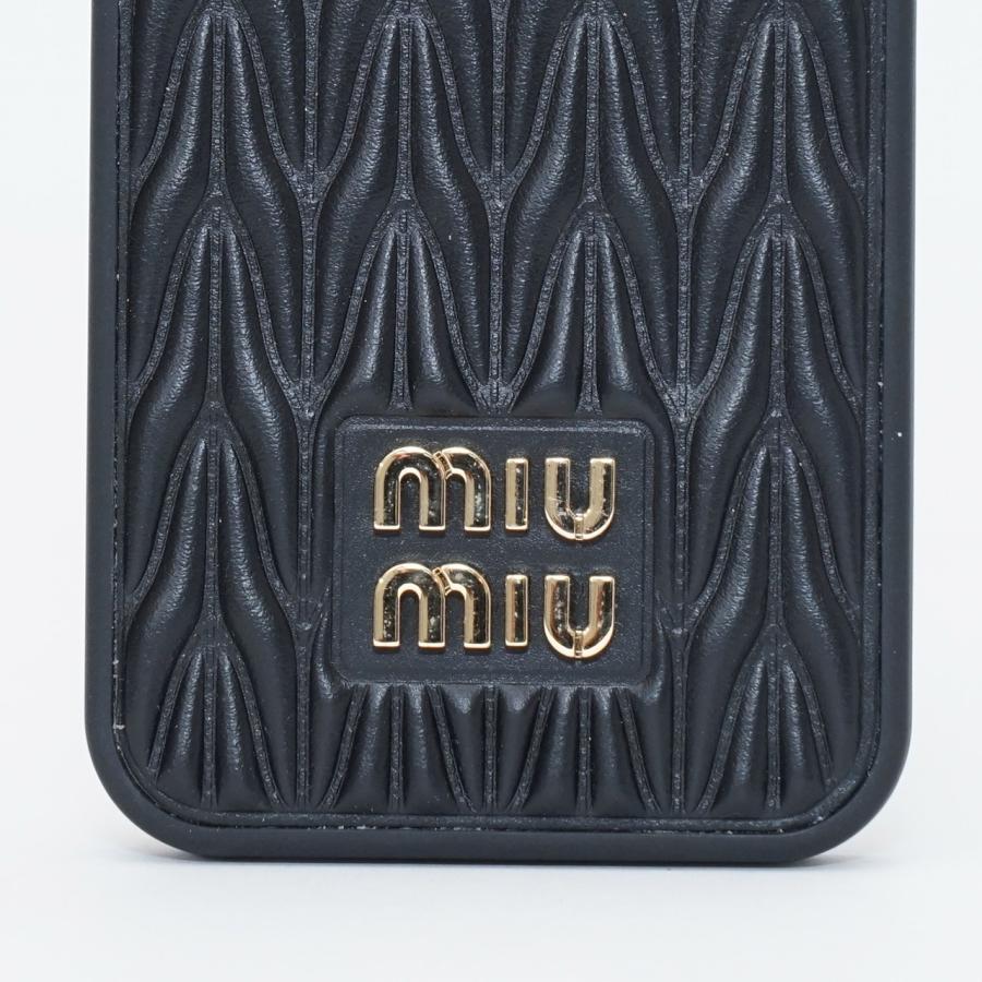 miu miumiu ミュウミュウ 5ZH149-2F5X レザー カバーiPhone 13 miu miumiu ミュウミュウ 5ZH149-2F5X レザー カバーiPhone 13