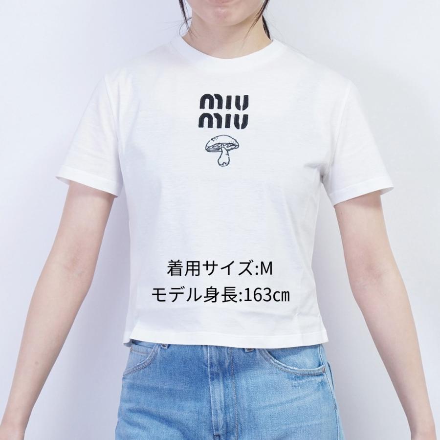 miu miumiu Tシャツ 半袖 ミュウミュウ レディース MJN495 エン miu miumiu Tシャツ 半袖 ミュウミュウ レディース MJN495 エン