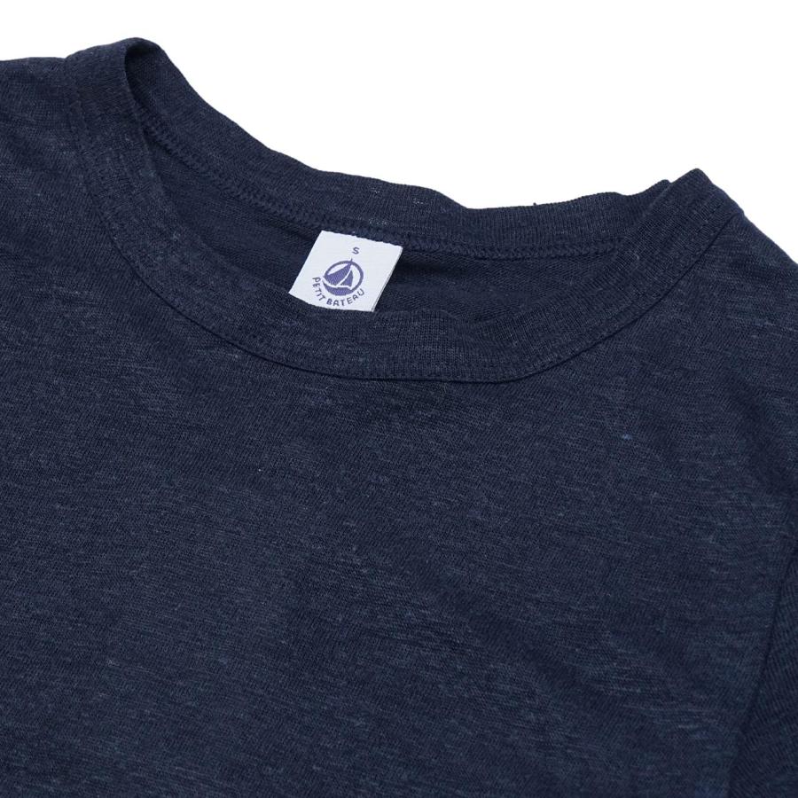 PETIT BATEAU Tシャツ 半袖 プチバトー A070F01 リネンクルー