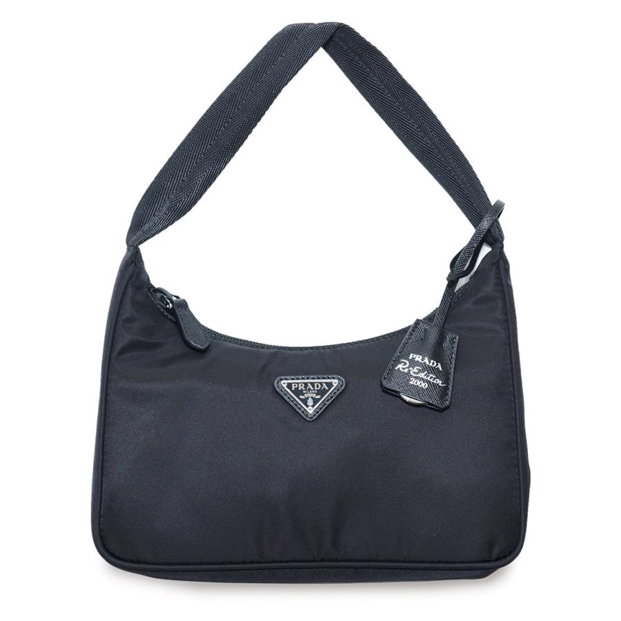 【レイ✨】 PRADA プラダ　ハンドバッグ　ワンハンドル　ナイロン　黒 楽天市場】プラダ ハンドバッグ PRADA リナイロン 1BB098 RDLN