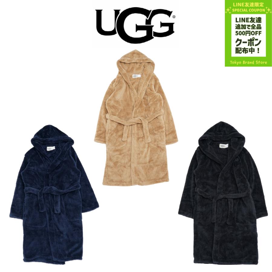 UGG アグ 1121070 Beckett Dressing Gown ロングコート ガウン もこもこ フェイクファーコート フェイク ファー フード メンズ レディース ug