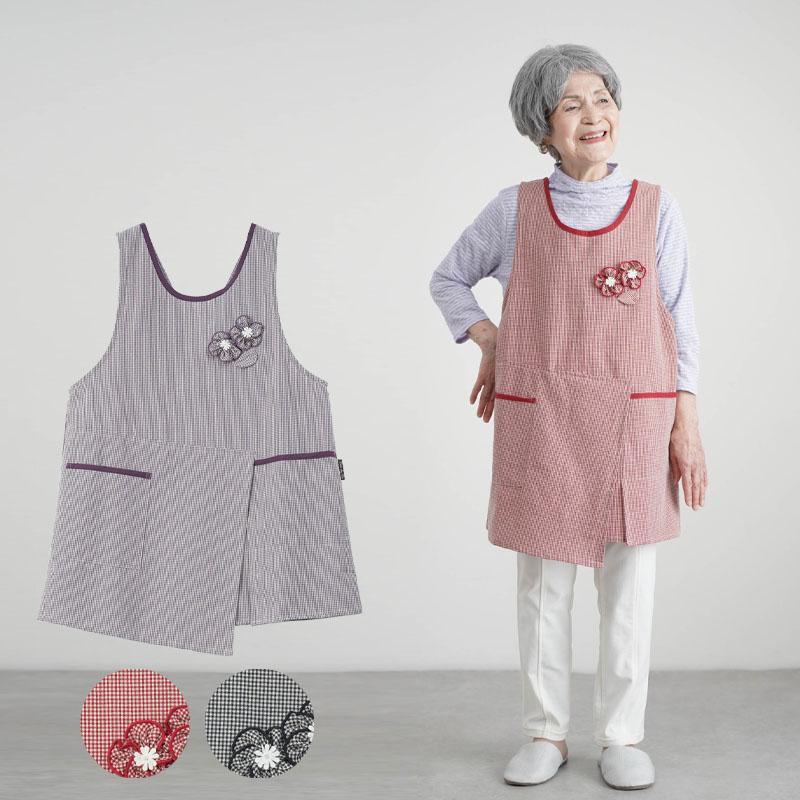 シニア 服 80代 70代 60代 高齢者 婦人服 エプロン レディース
