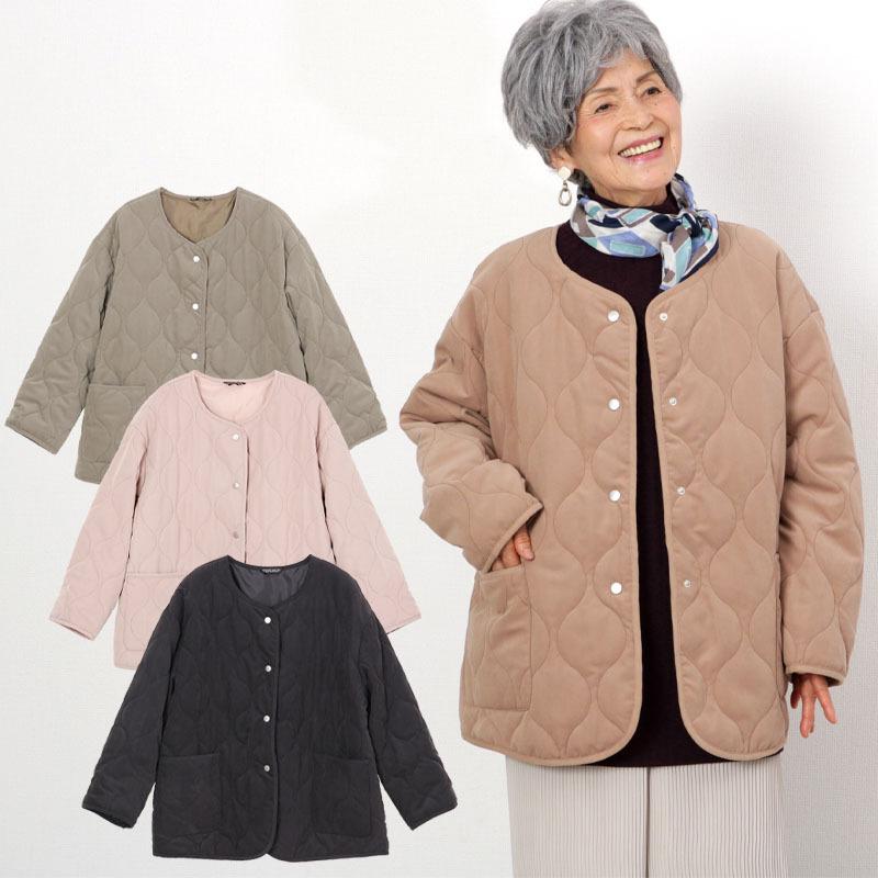 80代服 高齢者婦人服 秋冬 おばあちゃん 誕生日プレゼント シニア ファッション 女性 70代 ピーチサテン ウェーブキルト 中綿ジャケット Cjs Fo2 Js 216 Tcマート シニア服 シルバーカー 通販 Yahoo ショッピング