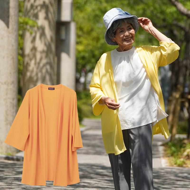 レディース 婦人服 カーディガン 春夏 シニア 服 80代 70代 60代
