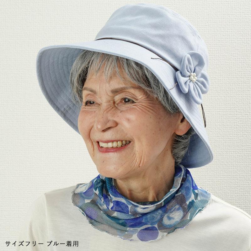 帽子 シニア帽子 レディース 日よけ 花モチーフ ハット 春夏 シニアファッション 70代 80代 60代  母の日 プレゼント 婦人 おばあちゃん 母 誕生日｜tc-mart｜20