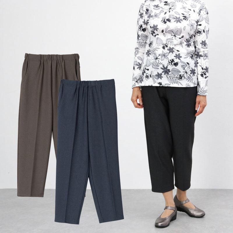シニア服 80代 70代 60代 レディース 婦人服 高齢者 おばあちゃん 毛玉ができにくい ストレッチ スラックス パンツ 短め 股下55cm 取寄せ品 Cky Fb2 Tcマート シニアファッション 通販 Yahoo ショッピング