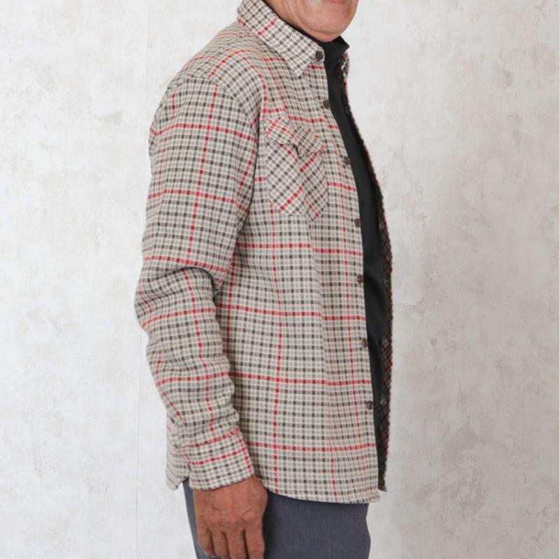 シニアファッション 80代 メンズ おしゃれ 70代 紳士服 高齢者 男性 おじいちゃん 誕生日 プレゼント 祖父 裏フリースチェックプリント Cpoシャツジャケット Cpp Mo1 Tcマート シニア服 シルバーカー 通販 Yahoo ショッピング
