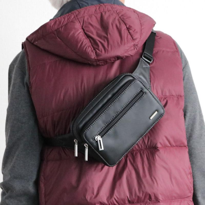 シニアファッション 80代 70代 60代 メンズ 紳士服 高齢者 おじいちゃん プレゼント 本革 レザー 斜めがけ ボディバッグ ウエストポーチ 父の日 プレゼント Crc Mz1 Tcマート シニア服 シルバーカー 通販 Yahoo ショッピング