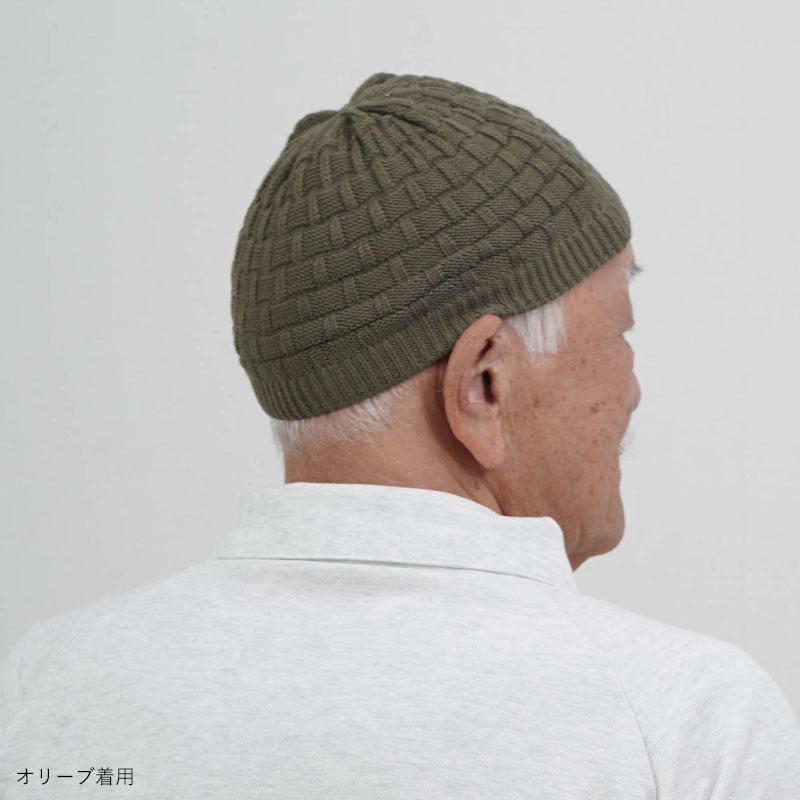 ニット帽のおじさん シニア 帽子 50代 60代 70代 メンズ おしゃれ 紳士 高齢者