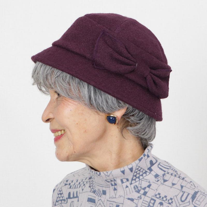 帽子 grandma 室内でかぶれる 麻混 レディース ニット帽 日本製 婦人帽子 春夏