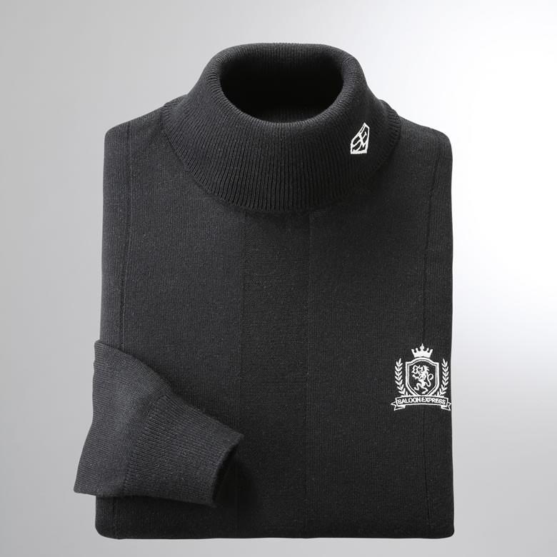 シニア メンズ ファッション モノトーンタートルネックセーター3色組