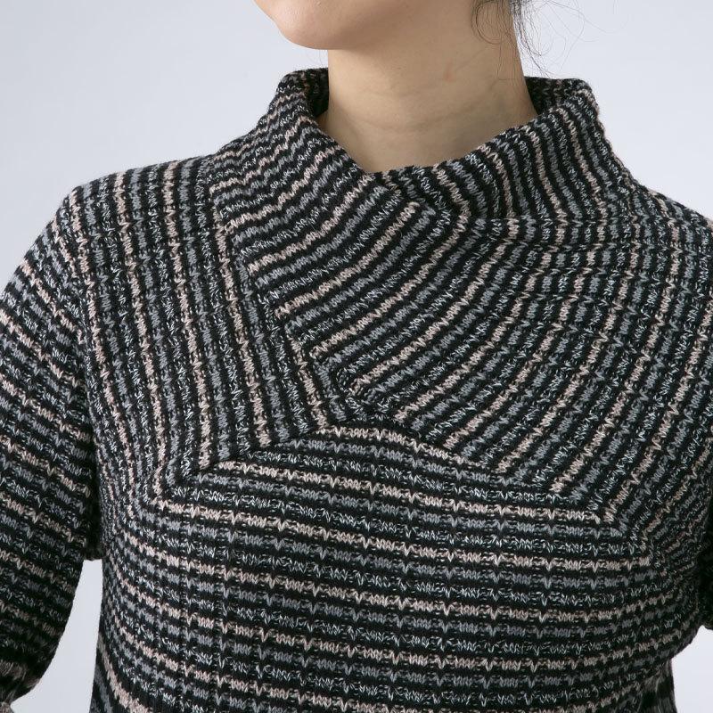 ともちゃん 　ドレステリア　定価1.6万　ニット　アルパカ混　グレー アルパカ混ニット（1290KM03） | COMME CA ISM (Women)/コムサ